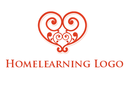 heart matchmaking logo design