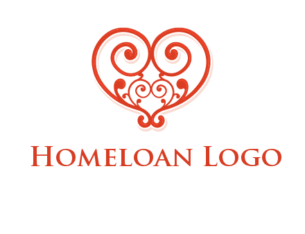 heart matchmaking logo design
