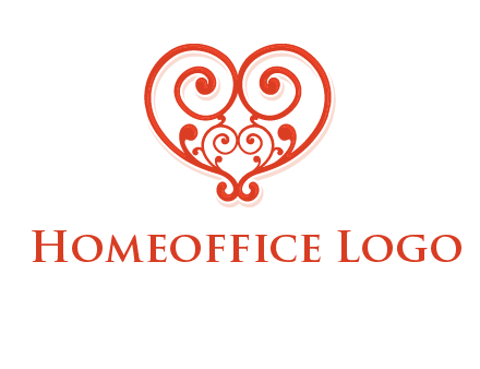 heart matchmaking logo design