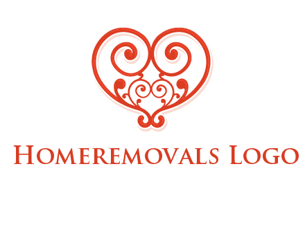 heart matchmaking logo design