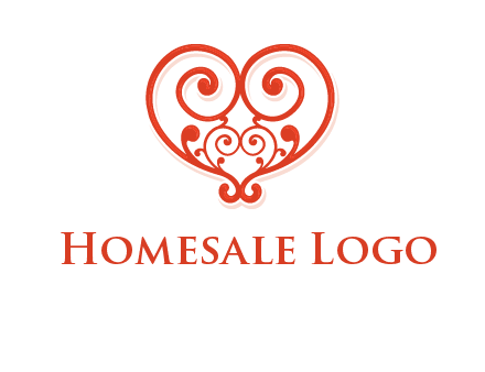 heart matchmaking logo design