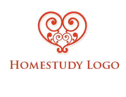heart matchmaking logo design