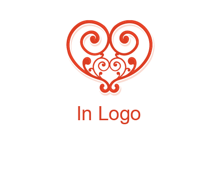 heart matchmaking logo design