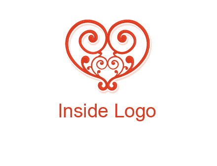 heart matchmaking logo design