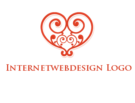 heart matchmaking logo design