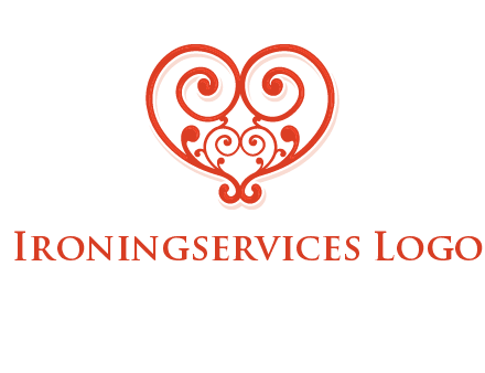 heart matchmaking logo design