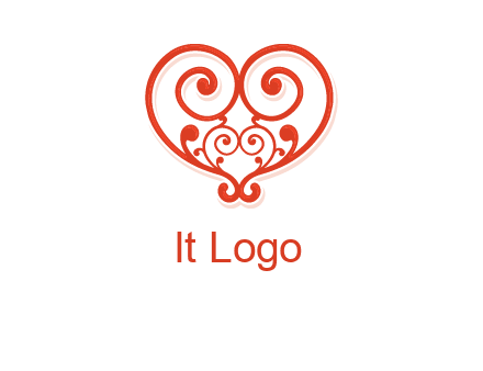 heart matchmaking logo design