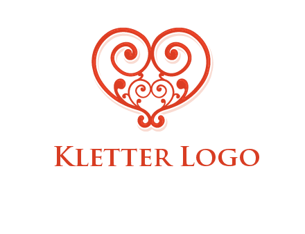heart matchmaking logo design