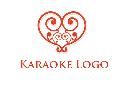 heart matchmaking logo design