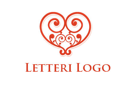 heart matchmaking logo design