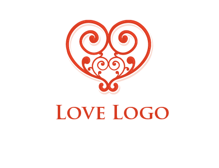 heart matchmaking logo design