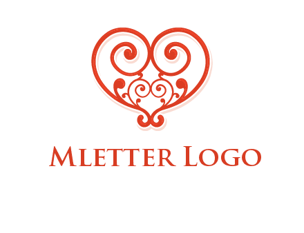 heart matchmaking logo design