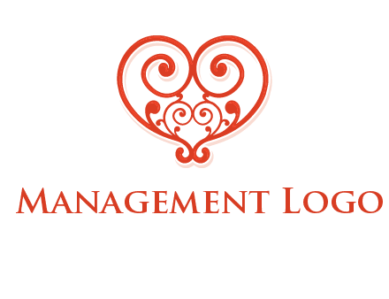 heart matchmaking logo design