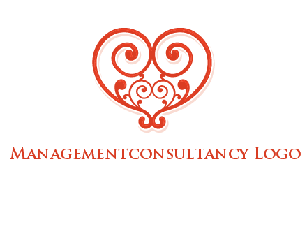 heart matchmaking logo design
