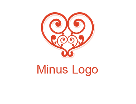 heart matchmaking logo design