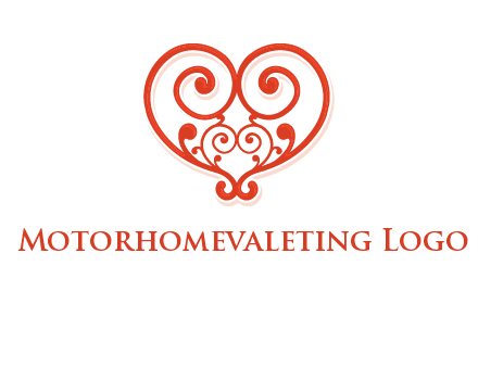 heart matchmaking logo design