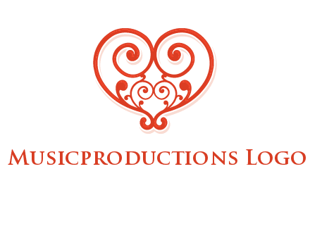 heart matchmaking logo design