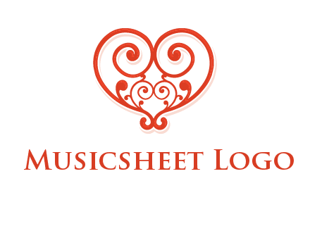 heart matchmaking logo design