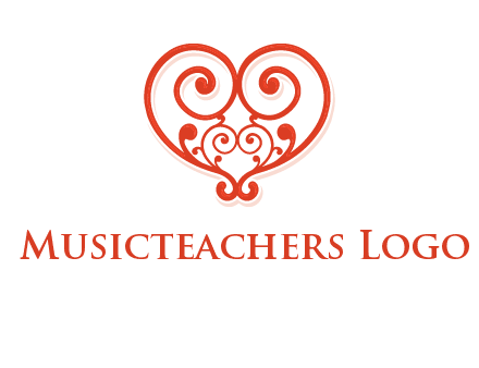 heart matchmaking logo design