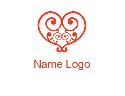 heart matchmaking logo design