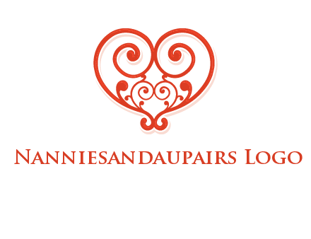 heart matchmaking logo design