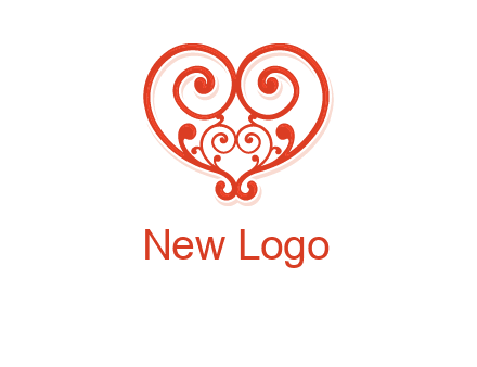 heart matchmaking logo design