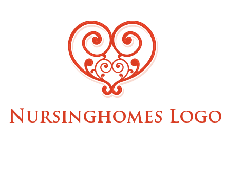 heart matchmaking logo design