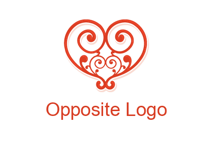 heart matchmaking logo design
