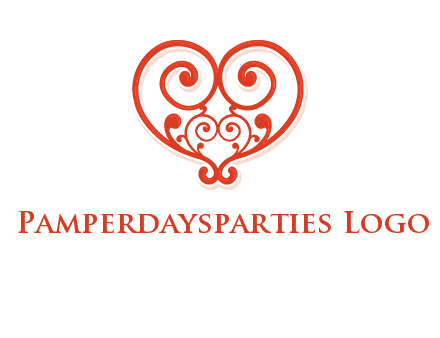 heart matchmaking logo design