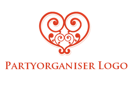 heart matchmaking logo design