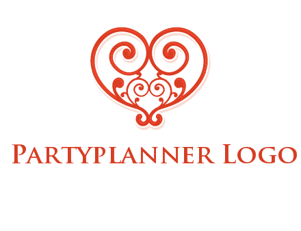 heart matchmaking logo design