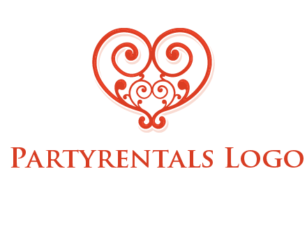 heart matchmaking logo design
