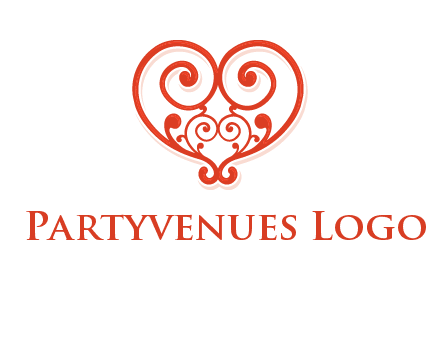 heart matchmaking logo design