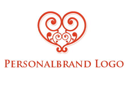heart matchmaking logo design