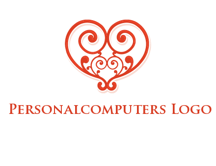 heart matchmaking logo design