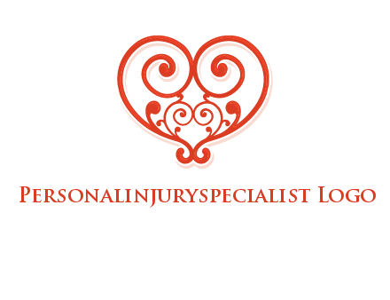 heart matchmaking logo design