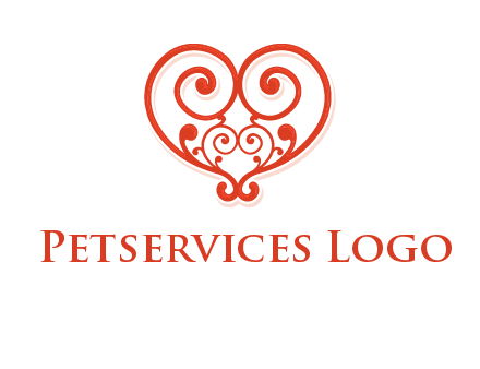 heart matchmaking logo design