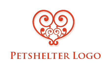 heart matchmaking logo design