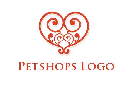 heart matchmaking logo design