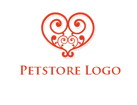 heart matchmaking logo design