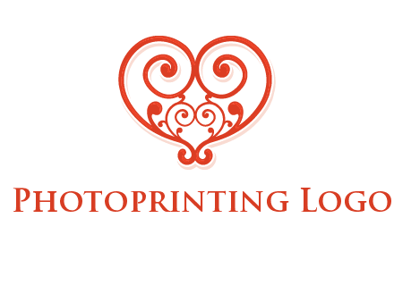 heart matchmaking logo design