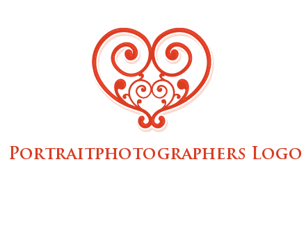 heart matchmaking logo design