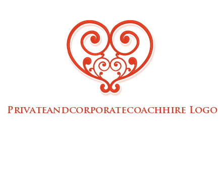heart matchmaking logo design
