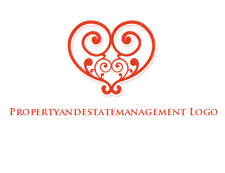 heart matchmaking logo design