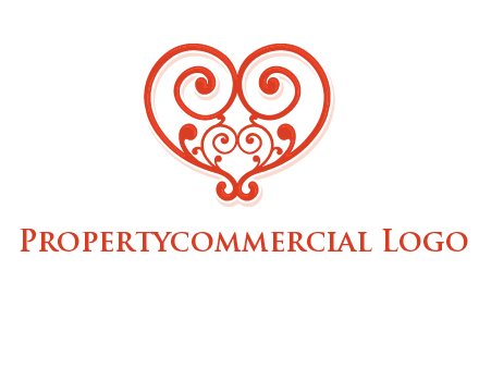 heart matchmaking logo design