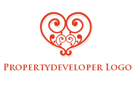 heart matchmaking logo design