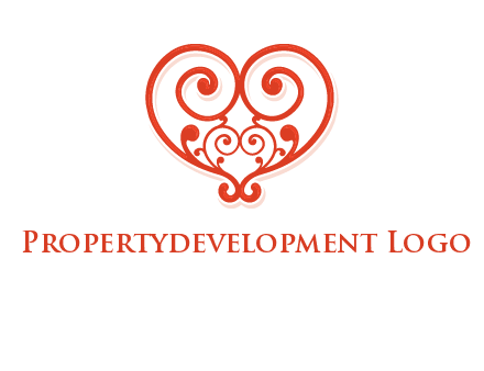 heart matchmaking logo design