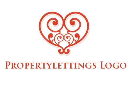 heart matchmaking logo design