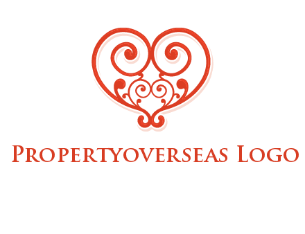 heart matchmaking logo design
