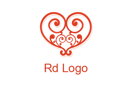 heart matchmaking logo design